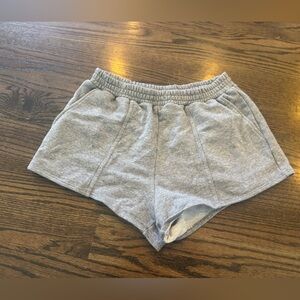 Forever 21 Light Gray Athletic Shorts